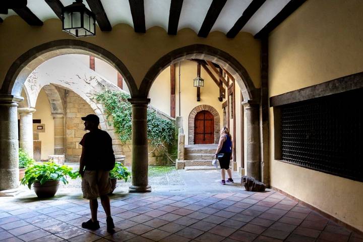 Interior del Palacio de Villasegura, uno de los más grandes de la localidad.