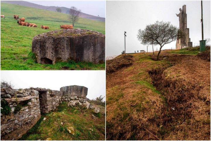 Trincheras monte Naranco Oviedo Turismo bélico