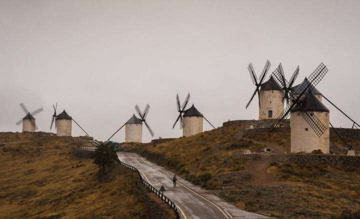 Varios molinos de Consuegra