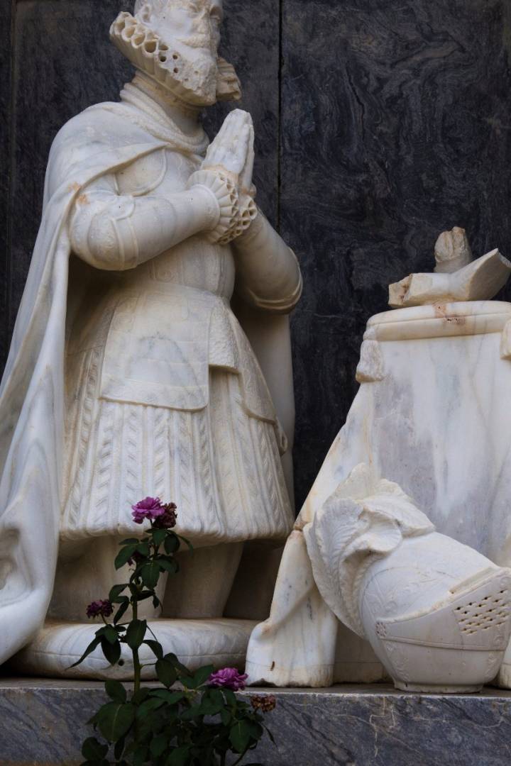 Estatua en Viso del Marqués. Foto: Manuel Ruiz Toribio.