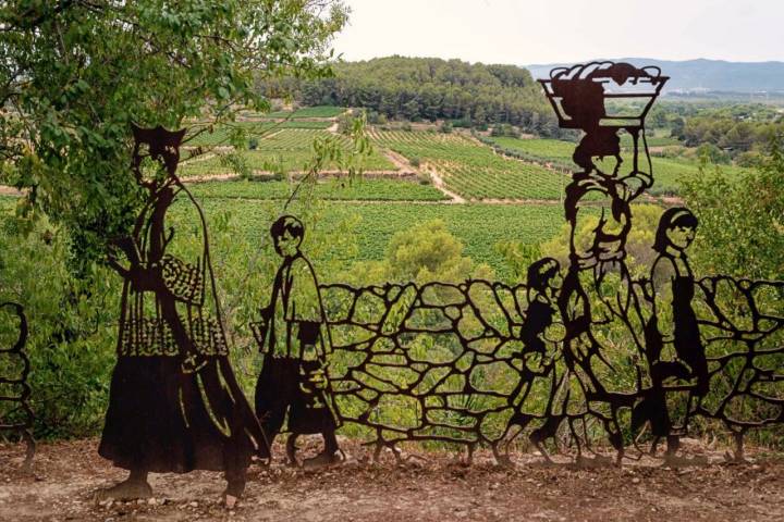 Pantano de Foix (Barcelona): obra de Luis Zafrilla en acero corten