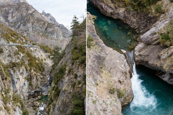 Pasarelas Panticosa (Huesca): recorrido del río