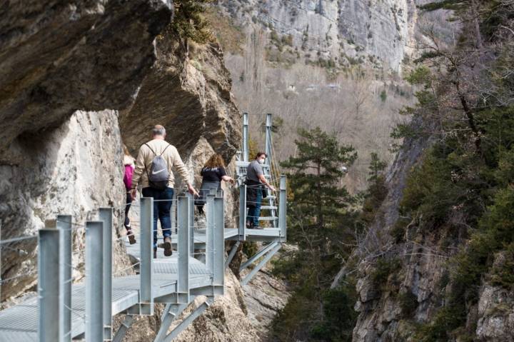 Pasarelas Panticosa (Huesca): recorrido con visitantes