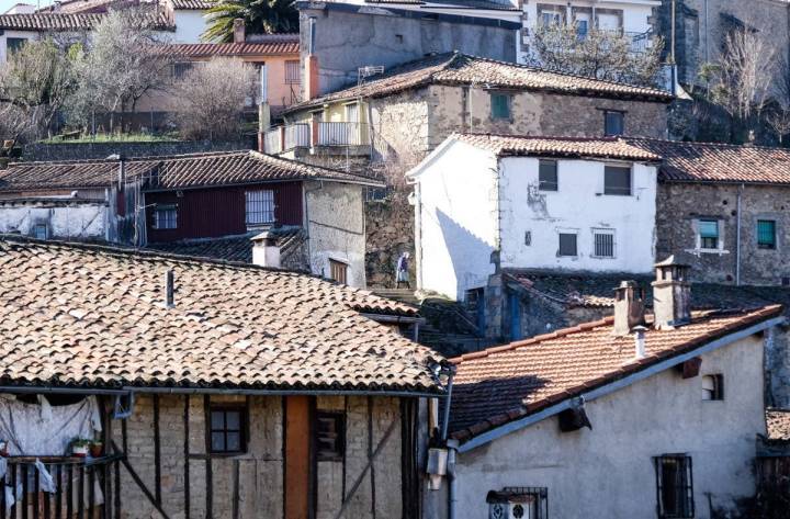 La arquitectura del pueblo, humilde pero pensada para el clima de la zona.