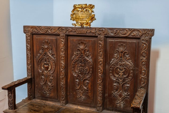 Banco de oración de Santa Teresa.