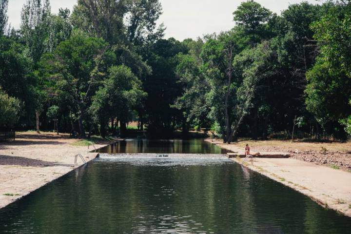 Un oasis verde para combatir el calor extremeño.