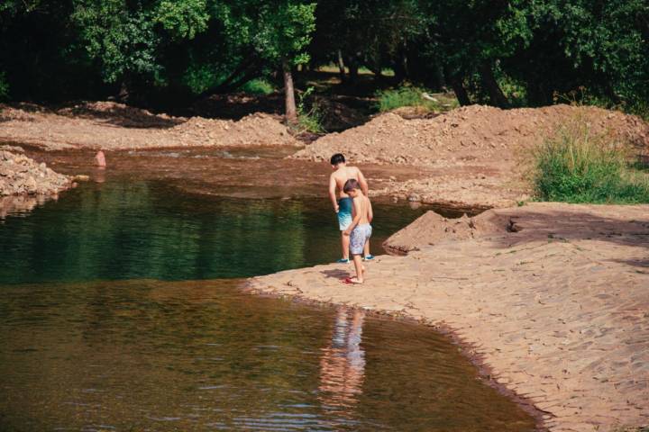 Unas piscinas donde los más pequeños pueden jugar seguros.