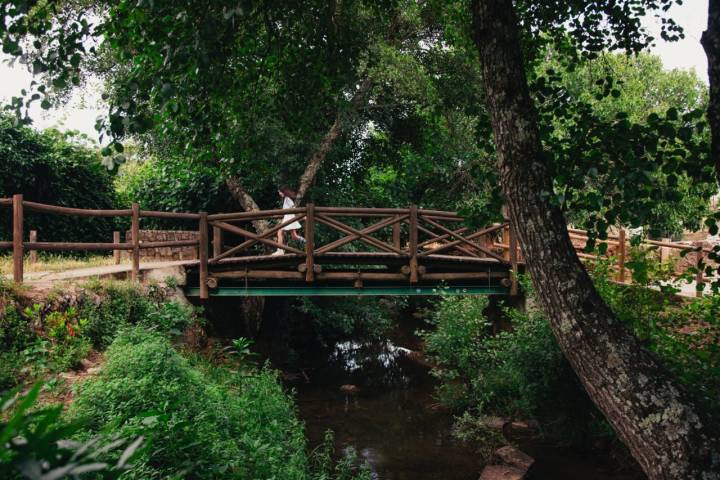 El puente internacional más pequeño del mundo.