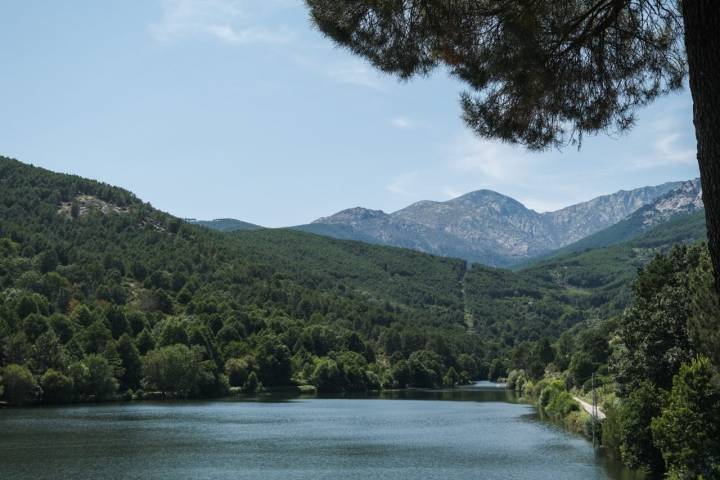 Vistas del embalse Río Cuevas.