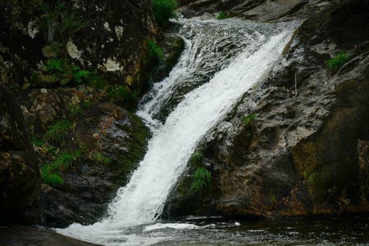 Cascada de las pozas del río Barbanza