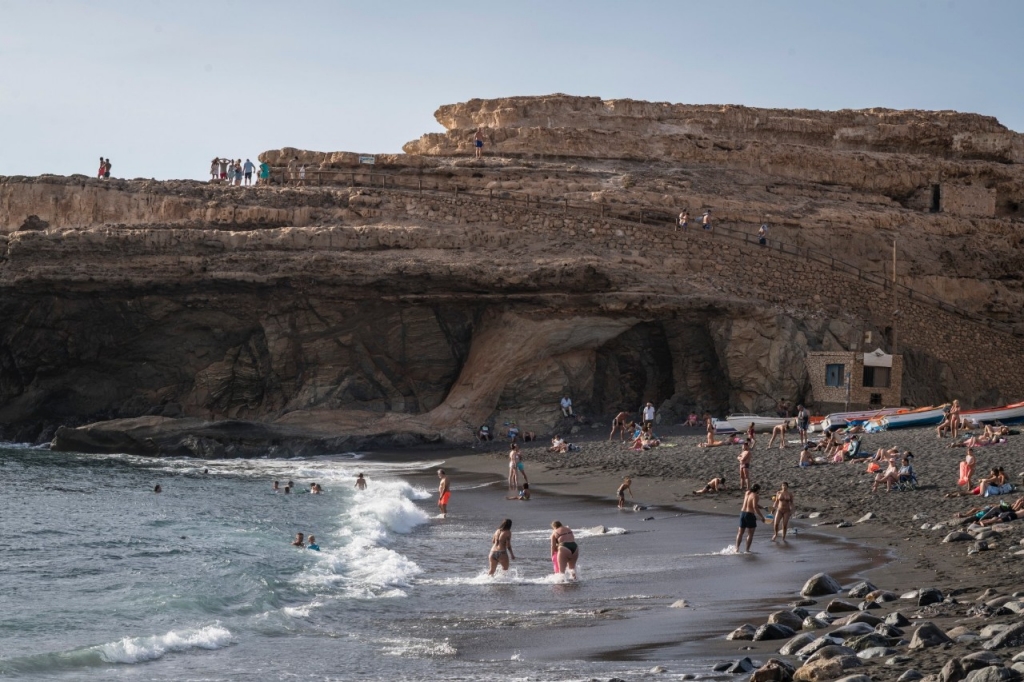 La playa donde se originaron las islas Canarias