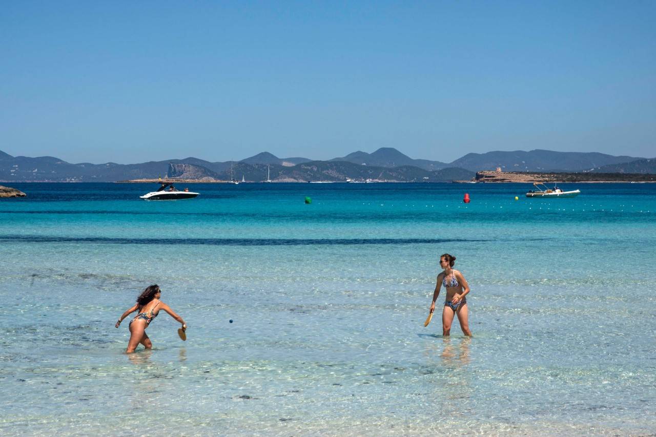 Hipnotizados por las aguas turquesas