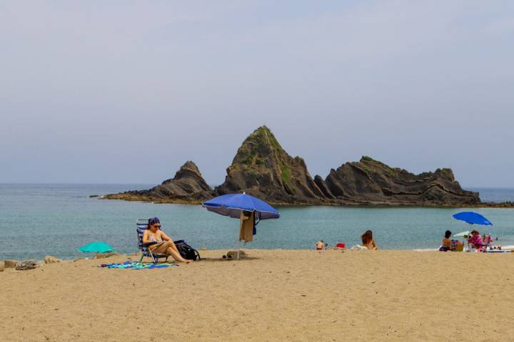 Situada en la bahía de Ondarroa, es considerada una de las playas más bonitas del litoral Cantábrico.