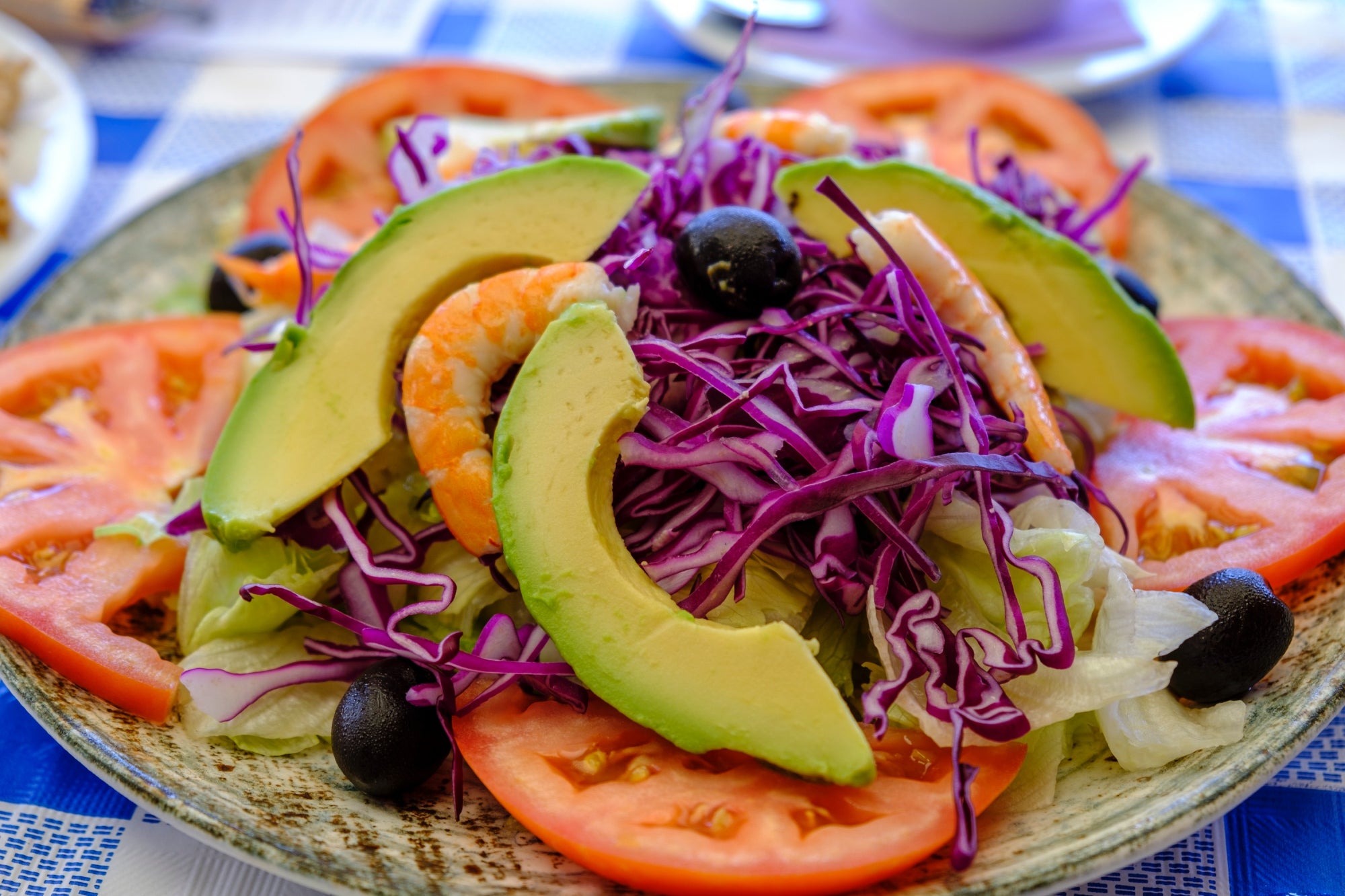 Ensalada con aguacate.