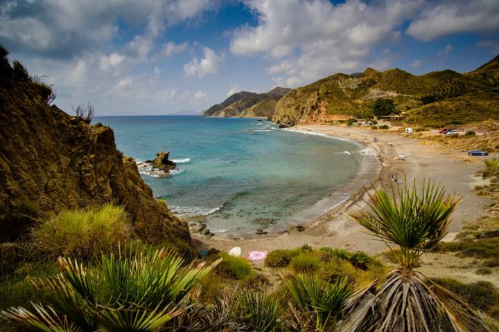 Playa del Sombrerico en Mojacar, Almería.