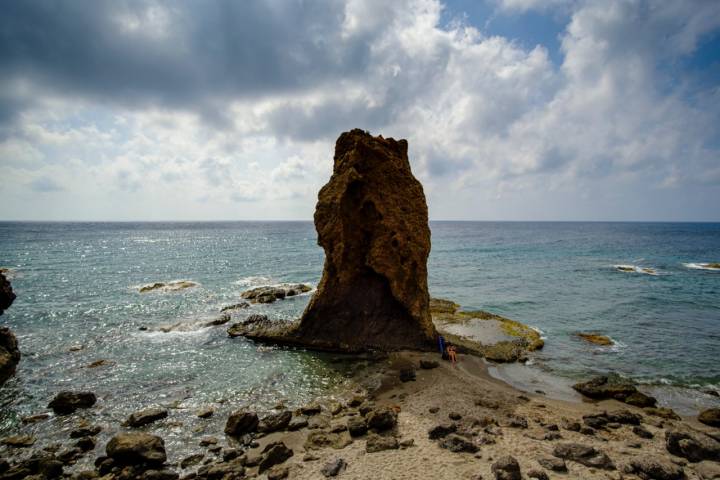 Playa del Sombrerico en Mojacar, Almería.