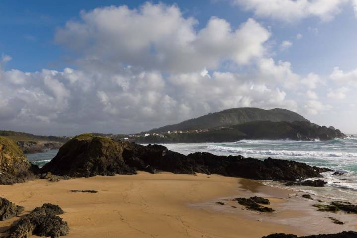 La Playa de los Botes, en Punta Frouxeira.