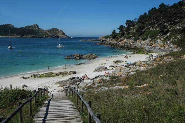 Playa de Nosa Señora, en las Islas Cíes