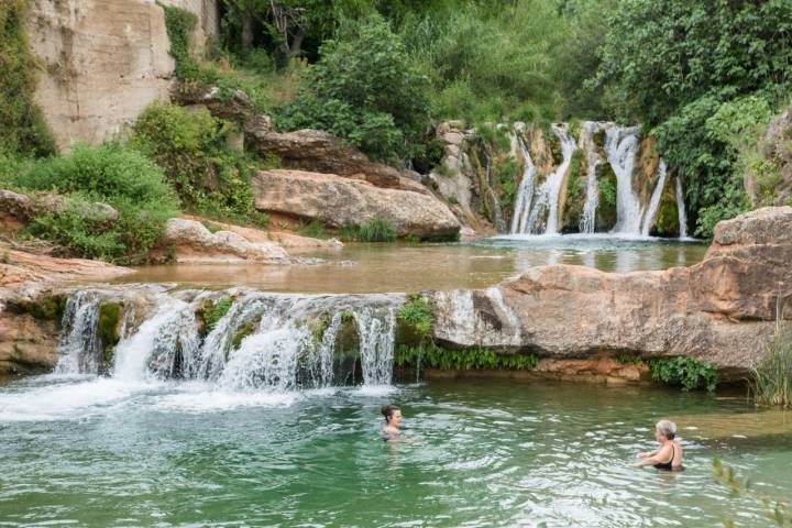 Pozas Comarca del Matarraña Font de la Rabosa