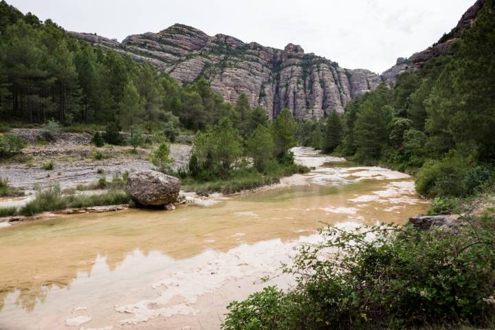 Pozas Comarca del Matarraña Peña Galera