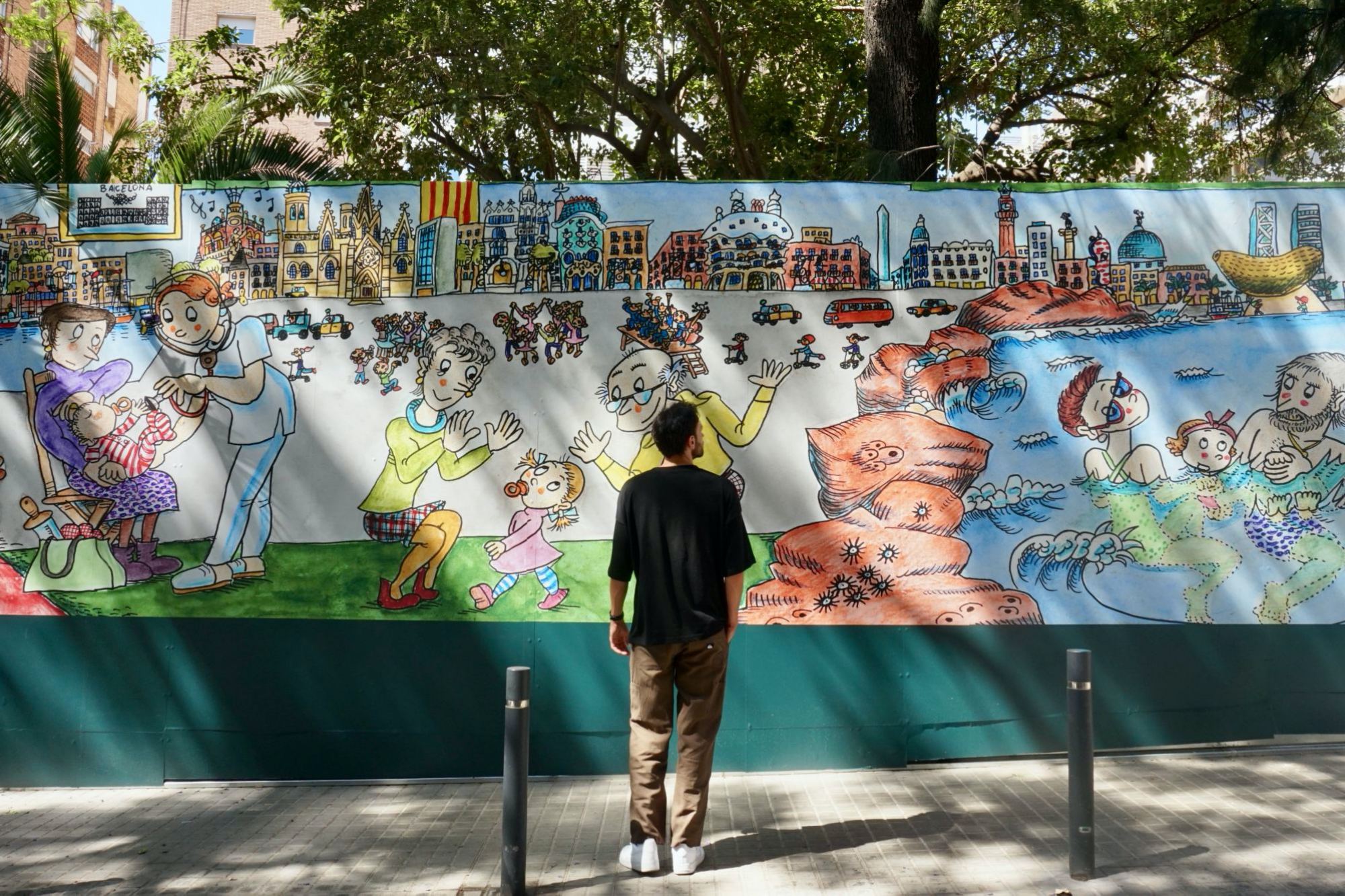 El nuevo muro del arte de Barcelona