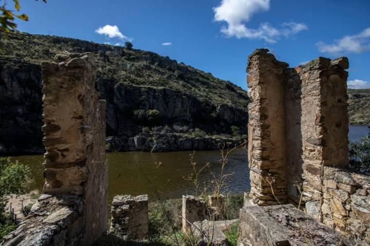 Pilares en Almaraz de Duero, en Zamora