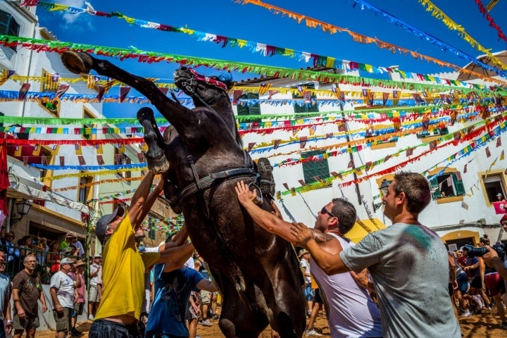 Las fiestas de El Jaleo en Es Mercadal. Las fiestas de El Jaleo en Es Mercadal.