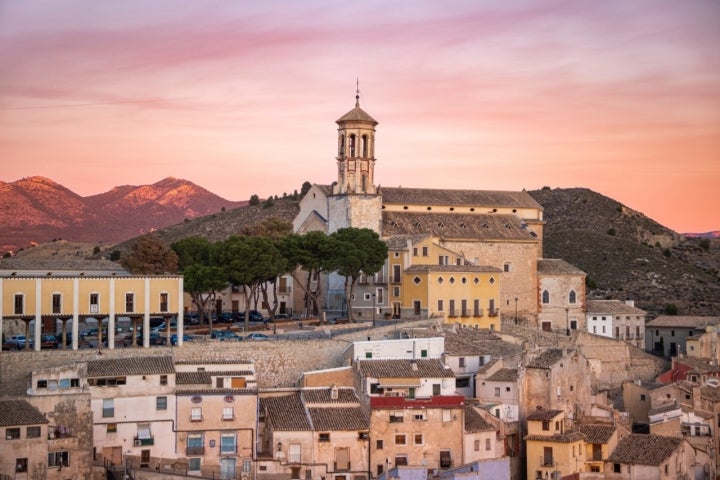 Vista de Cehegín al atardecer. Vista de Cehegín al atardecer.