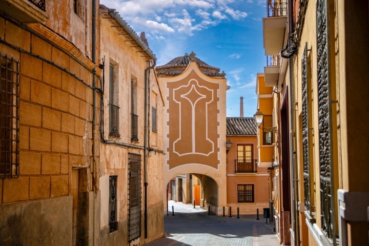 El Arco de San Roque de Jumilla. El Arco de San Roque de Jumilla.