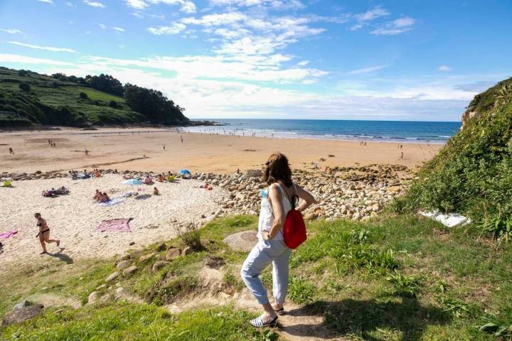 Playa de Luaña, en Cócebres. Foto: José García