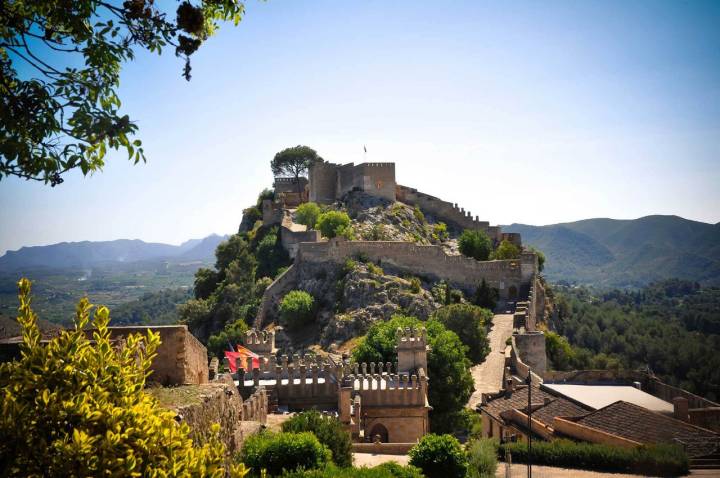 Este pueblo histórico, presidido por su castillo, fue la cuna de los Borgia. Foto: Ayuntamiento de Xátiva