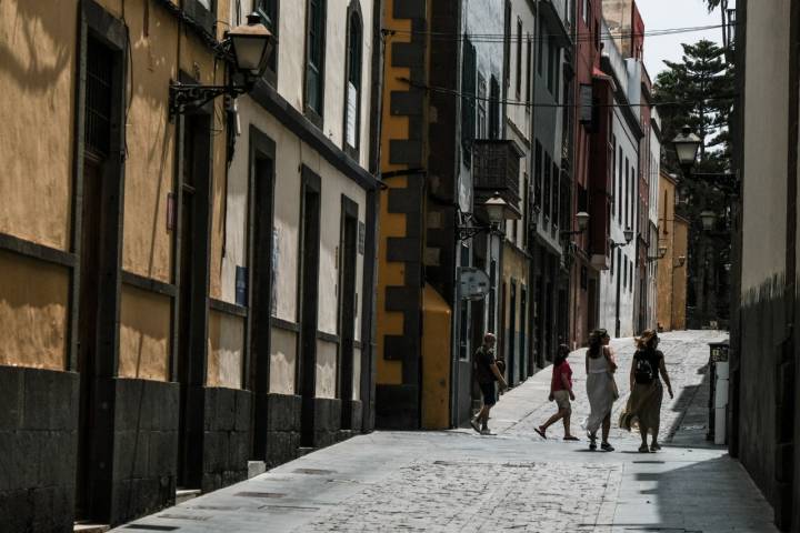 Calle en el barrio de Vegueta.