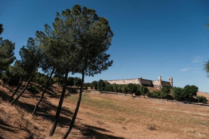 Vista general del Castillo de los Condes en Chinchón