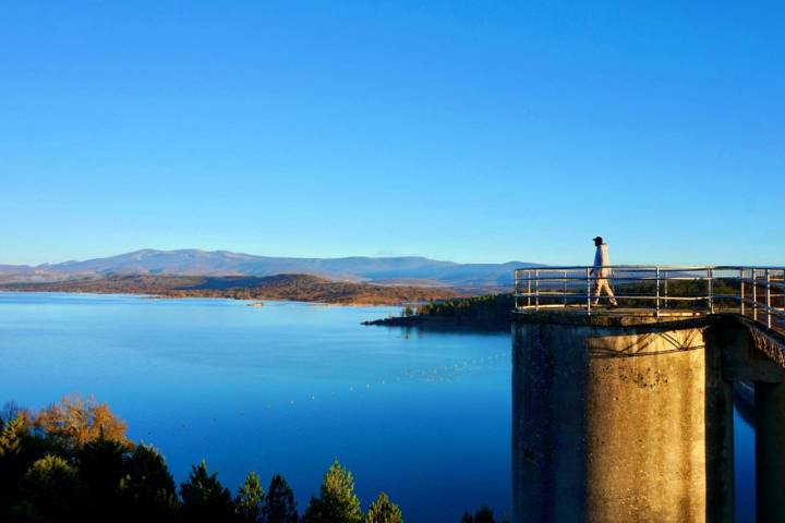 Mirador del embalse de Aguilar