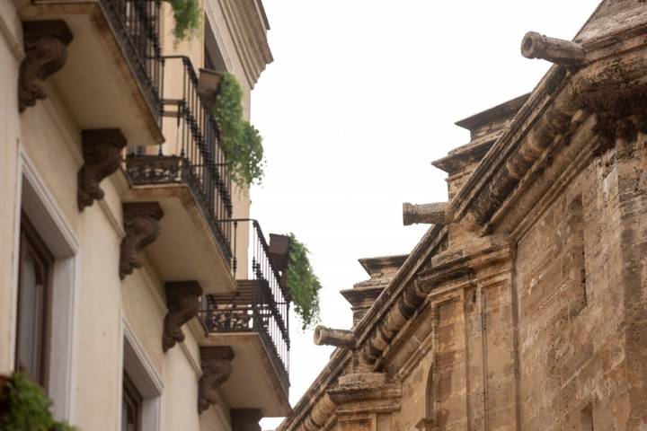 Barrio El Perchel cañones catedral