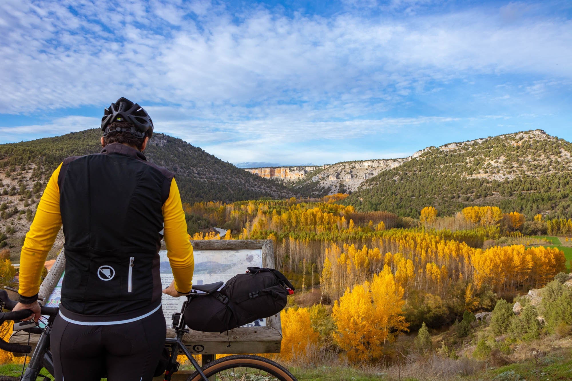 Soria en un otoño idílico a pedales