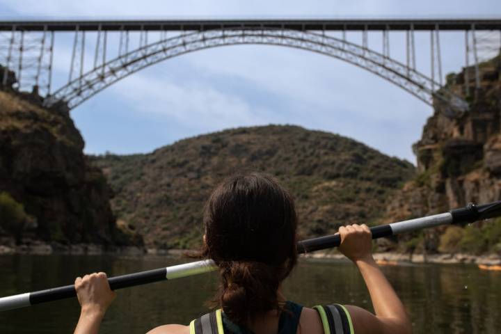 Kayak Arribes del Duero (Zamora) viaducto