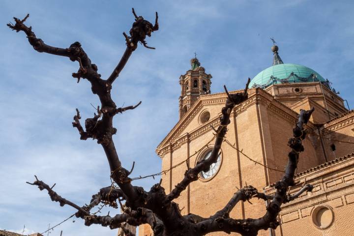 La iglesia de la Asunción de la Asunción es el mayor tesoro del patrimonio de La Almunia.