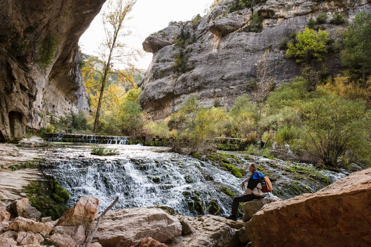 Nacimiento del río Pitarque, en Teruel