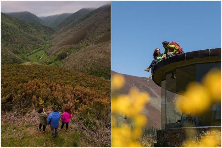 En otoño, los robles centenarios lucen sus mejores galas y el bosque caducifolio estalla en esplendor cromático.