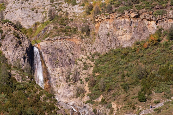 El Salto de La Larri se halla en la parte más alta de los Llanos.