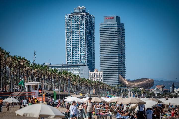 Ruta por la Barcelona olímpica Torre Mapfre y hotel Arts