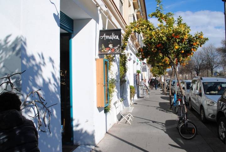 Fachada Restaurante Amaltea. Foto: Mamadú Dabó.