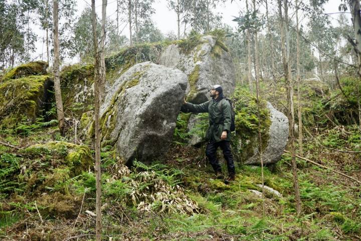 Peñas de granito en Souto da Retorta