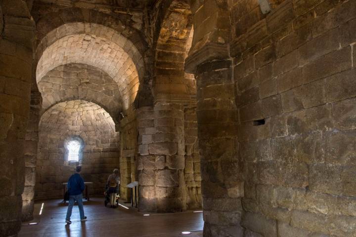 Interior de Santa María de Melque.