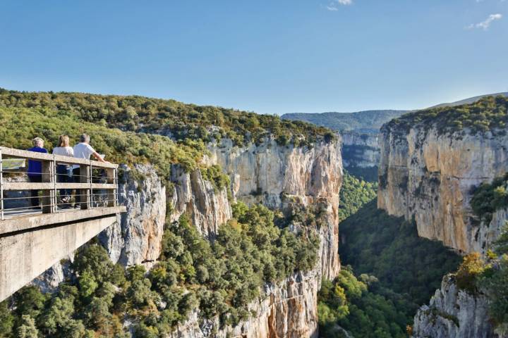 Foces de Lumbier y Arbayun: vistas desde el mirador de Iso