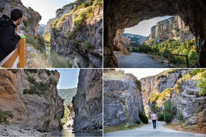 Foces de Lumbier y Arbayun: vistas del camino