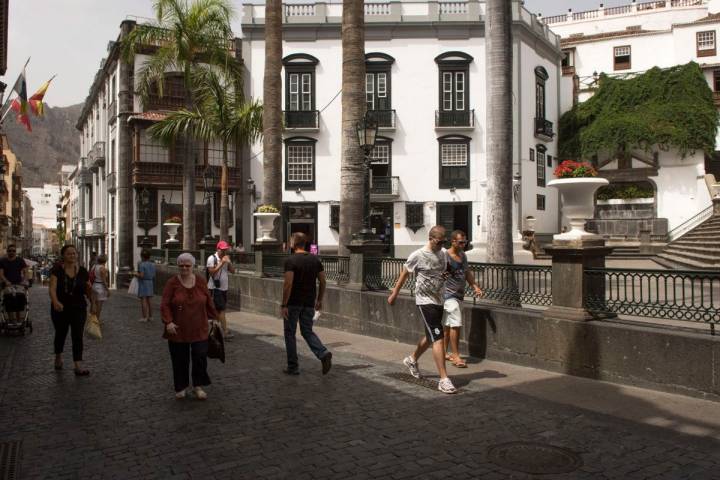 Plaza de España, en Santa Cruz de La Palma.