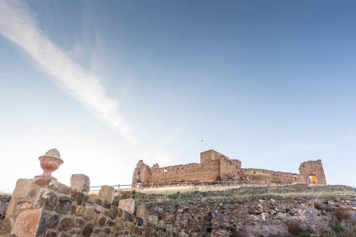 Trasmoz: Castillo medio derruido del pueblo. Foto: Ferrán Mallol