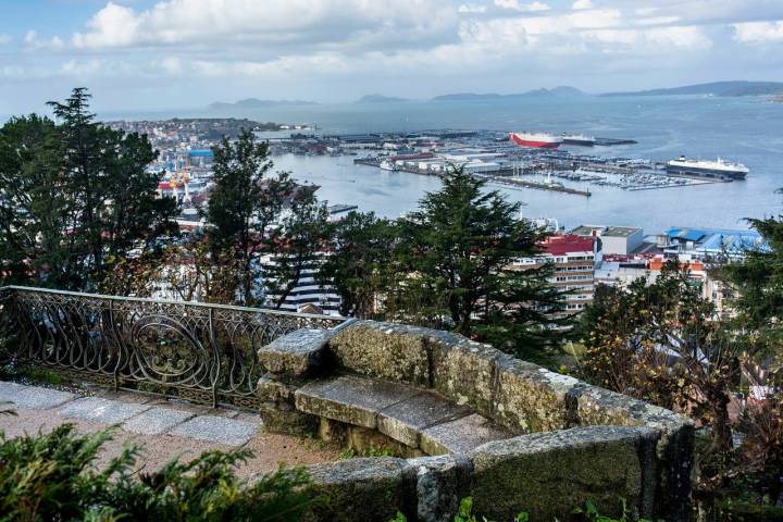 La bahía desde la fortaleza.